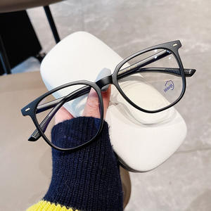 Montures de lunettes transparentes rétro pour femmes, monture rectangulaire complète, protection anti-lumière bleue, ultra légères Q6-8586 - Product Image 5