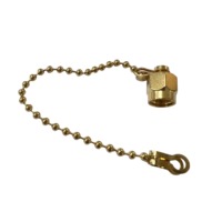 Protector de Conector a Precio de Fábrica, Tapa Antipolvo Chapada en Oro para Conector SMA, Cubierta Protectora Antipolvo