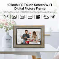 Pabrik Eceran Termurah OEM/ODM 7 8 10 12 15 17 22 25 32 Inci Bingkai Foto Digital Wifi Kayu untuk Hadiah Promosi