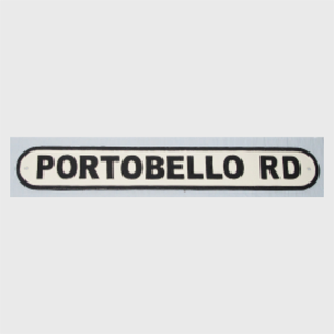 Retro hierro fundido pesado <span class=keywords><strong>Portobello</strong></span> Rd Strreet pared placa <span class=keywords><strong>Portobello</strong></span> calle Metal signo Reino Unido popular calle recuerdo regalo - Product Image 1