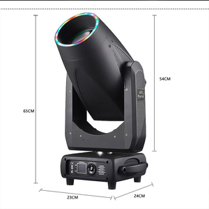 Paquete de 2 Luces Móviles Sharpy LED 3 en 1 de 600w con Efecto Beam, Spot, Wash, CTO, CMY, <span class=keywords><strong>Zoom</strong></span> y Estuche de Transporte - Product Image 5
