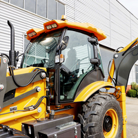 Usine Vente en gros Broyeur  souche Chargeur Mini roue avant Cargador 4 en 1 Seau Skid Steer Chargeuse sur chenilles avec dents