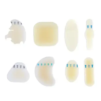 Y tế Nhà cung cấp biên giới Hydrocolloid mặc quần áo Breathable Hydrocolloid vết thương mặc quần áo