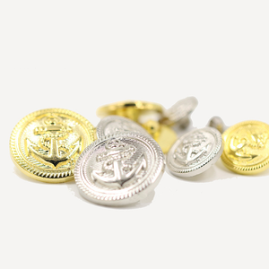 פלסטיק 12mm 18mm vintage סגנון סירה עוגן ww2 יד תפירת פלסטיק שאנק כפתורי בגדים - Product Image 6