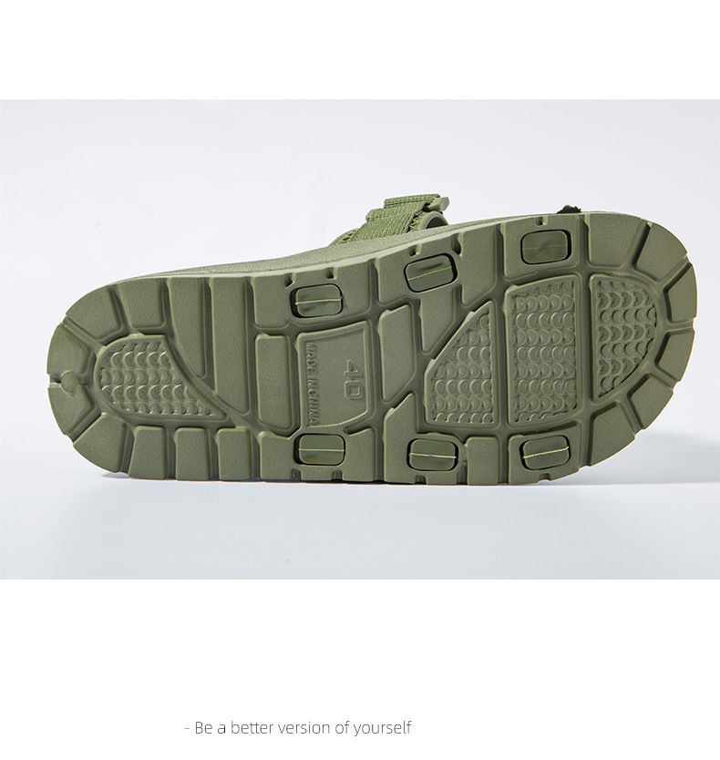 Summer Fashion Men Slipper Fashion Slip On Platform Flat Slides Casual Thick Sole Beach Sandals