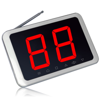 Système d'appel sans fil Affichage 1 chiffres en 2 chiffres Appel patient Infirmière Hôtel Bar Restaurant Table Buzzer Serveur Système de radiomessagerie