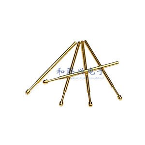 Sonda de prueba de punta redonda chapada en oro Pa50-D2 de 0,9 mm de diámetro para piezas y accesorios de instrumentos - Product Image 2