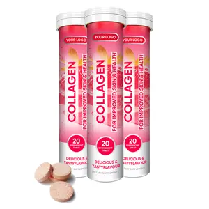 Prodotti di bellezza vitamina <span class=keywords><strong>C</strong></span> collagene idrolizzato cura della pelle compresse effervescenti sbiancamento della pelle corpo compressa frizzante - Product Image 1