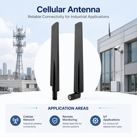 Antenne externe 4G LTE 698-2700MHz 5dBi 223mm SMA mâle à visser pour routeurs et caméras