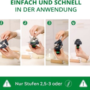Thermomixs <span class=keywords><strong>TM5</strong></span> TM6 Pétrissage Cutter Head Dispositif d'évitement de la pâte avec 360 Gear Drive Anti-Pinch Housse de protection - Product Image 4