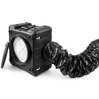 Penyerap Udara Motor DC Baru 800 CFM dengan HEPA H13 UV LED, Timer, Pemurni Udara 3 Tahap untuk Restorasi Kerusakan Air