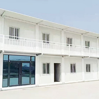 Maison préfabriquée en acier Sinoy, petite maison de chantier, maison conteneur portable à deux étages, pliable en Z, bureau, dortoir, salle de bain