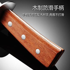 Couteau à huîtres en bois de rose, acier inoxydable, robuste, outil de cuisine pour décortiquer les fruits de mer - Product Image 3