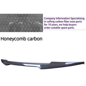For A5 B8 B8.5 2Door Coupe 8T3 M4 Style Honeycomb Carbon Fiber Rear Spoiler Trunk Wing 2007-2017 - Product Image 4