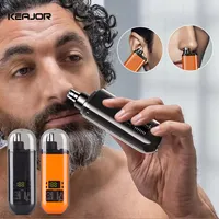 Mini-tondeuse électrique rechargeable portable en acrylique pour hommes, idéale pour les mariages, les fêtes et les vacances