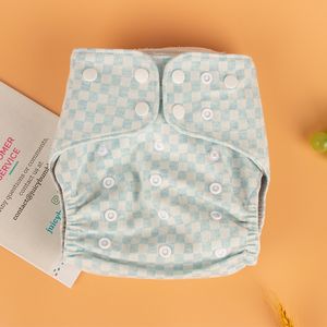 Popok bayi AIO lapisan Graphene kain katun Diaper dapat digunakan kembali Aion bayi tahan air bambu dapat dicuci popok kain - Product Image 2