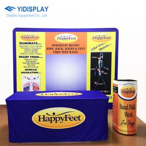 YIDISPLAY <span class=keywords><strong>ซี</strong></span>รีส์ Wave โครงอะลูมิเนียมผ้าตึงแบบกำหนดเอง พิมพ์ลายด้วยเทคนิค Dye Sublimation สำหรับงานแสดงสินค้าและโฆษณา - Product Image 5