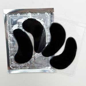 Patchs Hydrogel Noirs au Charbon Purifiant au Collagène pour les Yeux, Masque Anti-Cernes et Anti-Poches, Effet Raffermissant, Marque Privée - Product Image 1