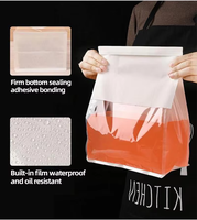 En stock, sac en papier kraft écologique blanc pour boulangerie, pain, biscuits, emballage de sandwich, emballage de pain avec fenêtre