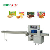 Machine d'emballage horizontale automatique multifonctionnelle à grande vitesse pour l'emballage de gâteaux et d'aliments