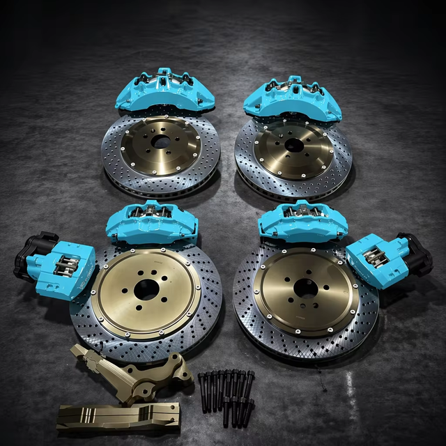 V6 Big Brake Kit for Chevrolet Corvette C7 / C8 Silverado 1500 Cadillac CT5 / CT4-V Auto Brake Calipers Front 6 Piston Rear EPB