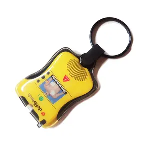 Hình dạng tùy chỉnh nhựa ánh sáng lên móc chìa khóa, mini LED ánh sáng Keychain, đèn pin móc chìa khóa