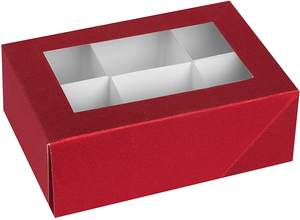 Su misura di Alta qualità contenitore di regalo scatola di imballaggio di carta Scatola di Finestra con Sei Sezioni - Product Image 3