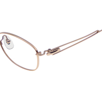 Monturas de Gafas Modernas Minimalistas en Titanio IP con Acabado Brillante en Oro Rosa, Monturas Ópticas, Lentes de Sol, Monturas de Diseño, OEM ODM