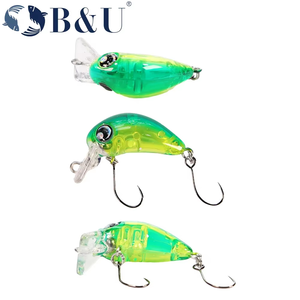 Señuelo de Pesca B&U JT22 de 26 mm y 1.8 g, Señuelo de Plástico ABS Duro, Tipo Crankbait, para Río, Lago, Agua Dulce y Salada, para Pesca de Tilapia, Bluegill y <span class=keywords><strong>Sunfish</strong></span> - Product Image 5