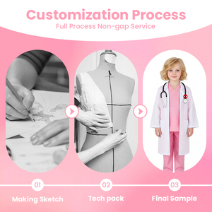 Disfraz de Médico para Niños, Aprobado por la FCCA, Directo de Fábrica, Personalizado, con Accesorios Médicos para el Día de las Profesiones y Fiestas de Disfraces - Product Image 2