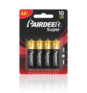 PAIRDEER 최대 지속 시간 LR6 연장 런타임 LR6 <span class=keywords><strong>AA</strong></span> 배터리 UM3 우수한 CE 표시 LR6 2A 알카라인 배터리 Lr6 1.5v 건조 배터리 - Product Image 1