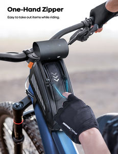 Lamicall BCCB01 <strong>Bike</strong> Phone <strong>Bag</strong> Waterproof Frame Pouch with 18L Storage Reflective Strip and TPU Touch Screen Holder - Product Image 5