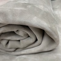 Tissu doux personnalisé de haute qualité cuir givré véritable peau de vache véritable cuir nubuck de vache pour chaise