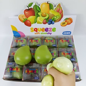 Nuevo estilo de juguete antiestrés de frutas para apretar, bloques de construcción de rebote lento, bloques de construcción de frutas simuladas, juguetes sensoriales. - Product Image 2