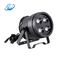 Lampu Par LED Tahan Air IP65 Outdoor 4*60W Heavy-Duty dengan Beads LED COB, Zoom, Cocok untuk Panggung, DJ, dan Konser