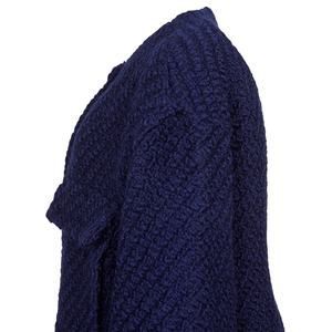 Veste courte pour femme, style collège, printemps, fabrication, design, bouton de fleur tridimensionnel, col rond, manteau d'hiver - Product Image 5