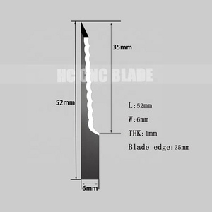 Allongement des lames dentelées mousse nid d'abeille carbure tungstène lame de coupe JWEI AOL IECHO AOKE COMELZ RUIZHOU EMMA SUMMA RUKING - Product Image 3