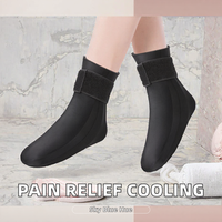 Chaussette de thérapie chaud-froid réglable pour la cheville, manchon de compression réfrigérant portable pour soulager la douleur au pied, les gonflements, les entorses et la récupération