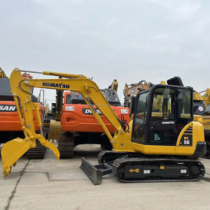 Excavatrice utilisée de bonne performance excavatrice de KOMATSU PC56 petit prix à vendre excavatrice de chenille de 5 tonnes KOMATSU PC56-7 - Product Image 5
