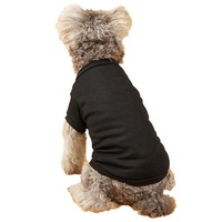 T-shirt pour chien personnalisé de couleur unie, vêtements pour animaux de compagnie doux et respirants, t-shirt basique pour chiots de petite et moyenne taille, OEM