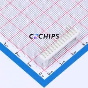 WAFER-PH2.0-14PWZ Wire-to-Board Pin Header Bent Lead Through Hole,P=2mm Connector 1x14P 2mm Right Angle Insert PH - Product Image 2
