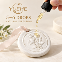 Diffuseur de parfum suspendu pour voiture, sachet aromatique en pierre de gypse, parfum pour armoire et placard, logo personnalisé, cadeau parfumé, OEM ODM, vente en gros