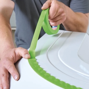 Ruban de masquage en papier crépon Tesa vert haute performance <span class=keywords><strong>PVO</strong></span> 4338 pour peinture et protection UV - Product Image 2