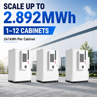 Gabinete Modular de Almacenamiento de Energía BESS LiFePO4 de 125kW 241kWh para Uso Comercial e Industrial, Integración con Proyectos EPC y PCS Externos