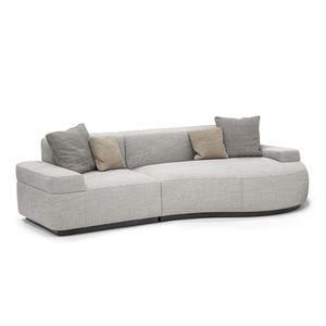 लक्जरी आधुनिक इतालवी संपीड़न मखमली असबाब कपड़े सोफे ने लिविंग रूम के लिए नए डिजाइन मॉड्यूलर सेट किया - Product Image 3