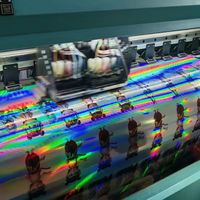 Masigns Eco Solvent Rainbow Holographique Argent Chrome Feuille Extérieur Décoratif Auto-Adhésif Vinyle Imprimable Laser Vinyle Autocollant