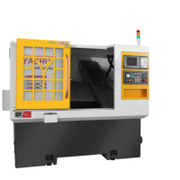 Torno CNC QY-46J de Bancada Inclinada Horizontal, Equipo de Metalurgia de Precisión, Control NANJINGKT/SYNTEC/GSK, 1 Año de Garantía