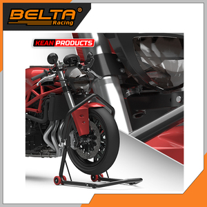 BELTA <span class=keywords><strong>Cavalletto</strong></span> Sollevatore Moto Regolabile di Alta Qualità con Maniglia Antiscivolo Rossa - Product Image 5