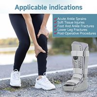 Botte de fracture médicale orthopédique de marcheur avec coussin d'air produit de coudières et de genouillères de fracture de cheville