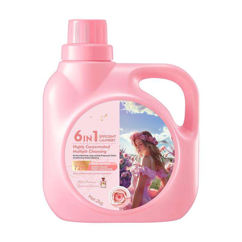 Rose laundry detergent (bottle)